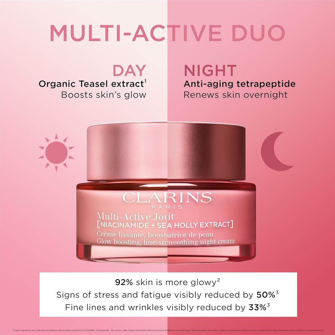 Clarins Hidratante de día multiactivo con niacinamida | Suaviza las...