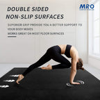 Extra Large Yoga Mat, 12'x6'/9'x6'/7'x5'/6'x4' (9MM)
