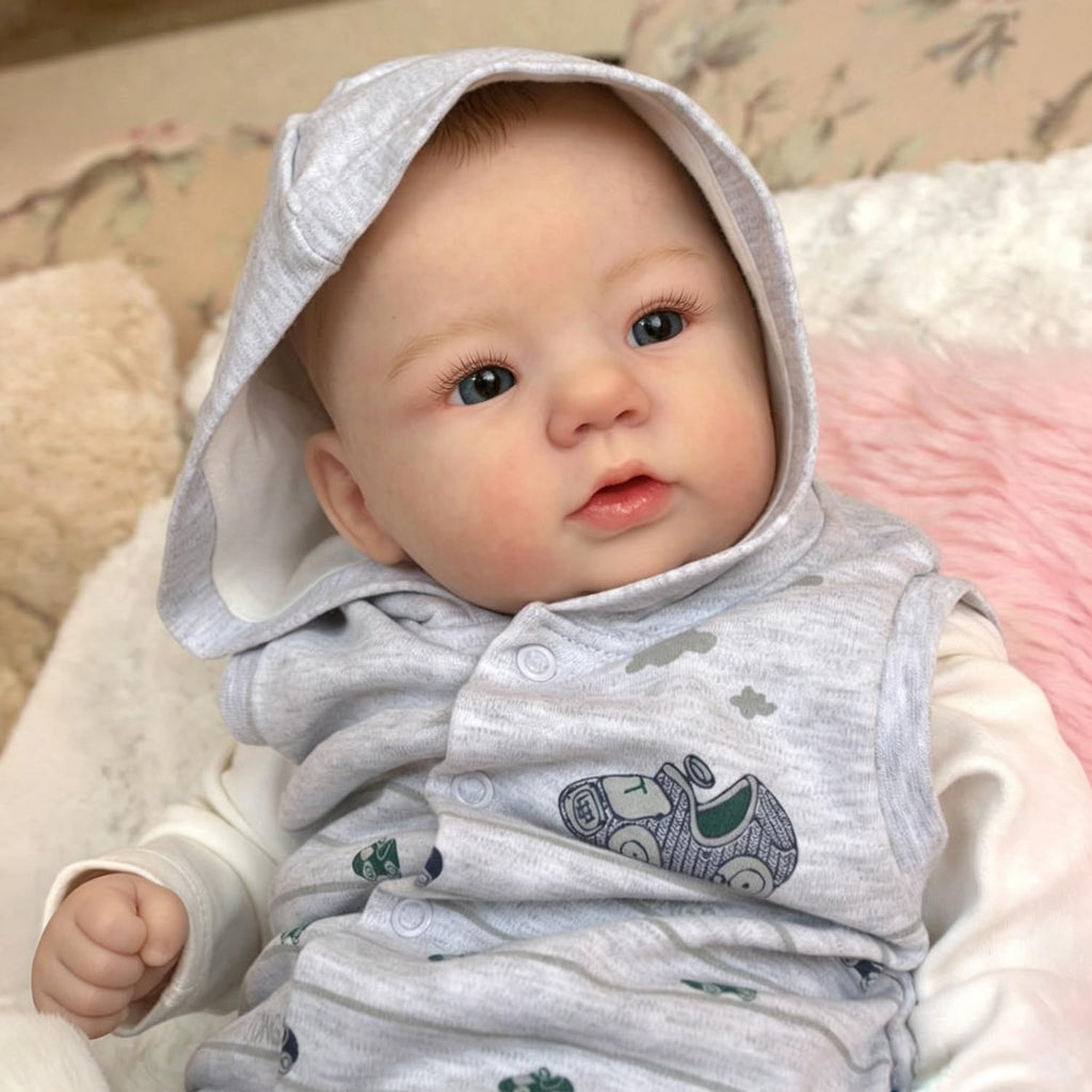 WOOROY Muñeca realista Reborn de 18 pulgadas, niño recién nacido realista