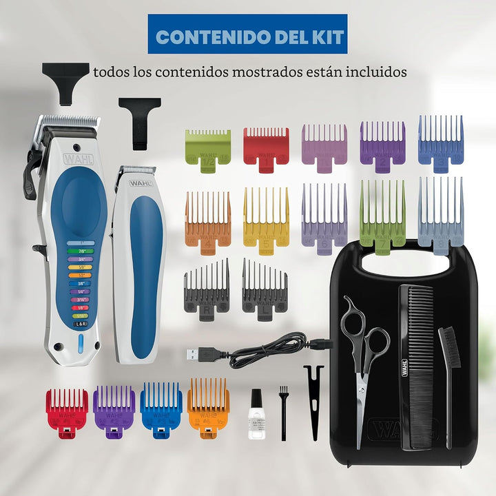 Wahl Cortapelos inalámbricos recargables de iones de litio Color Pr...