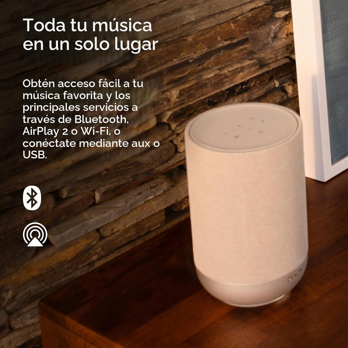 Denon Inicio 200 Altavoz, altavoz inteligente inalámbrico con sonido