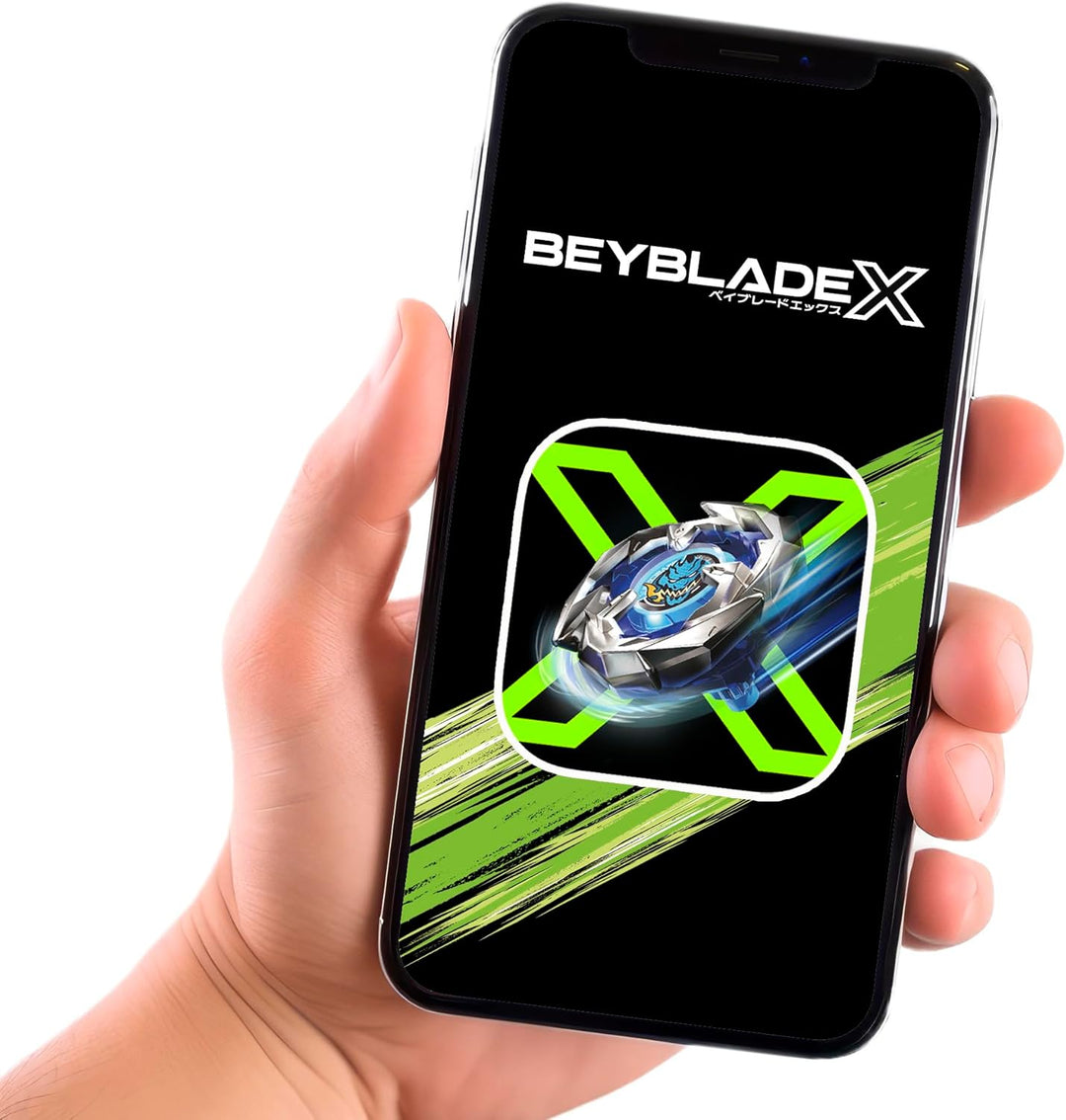 Beyblade X Xtreme Battle Set con Beystadium Arena con riel