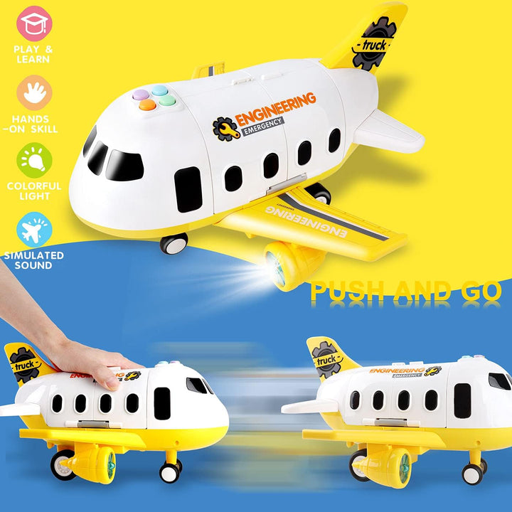 Dwi Dowellin Juguetes de avión de construcción, juego de juguetes d...