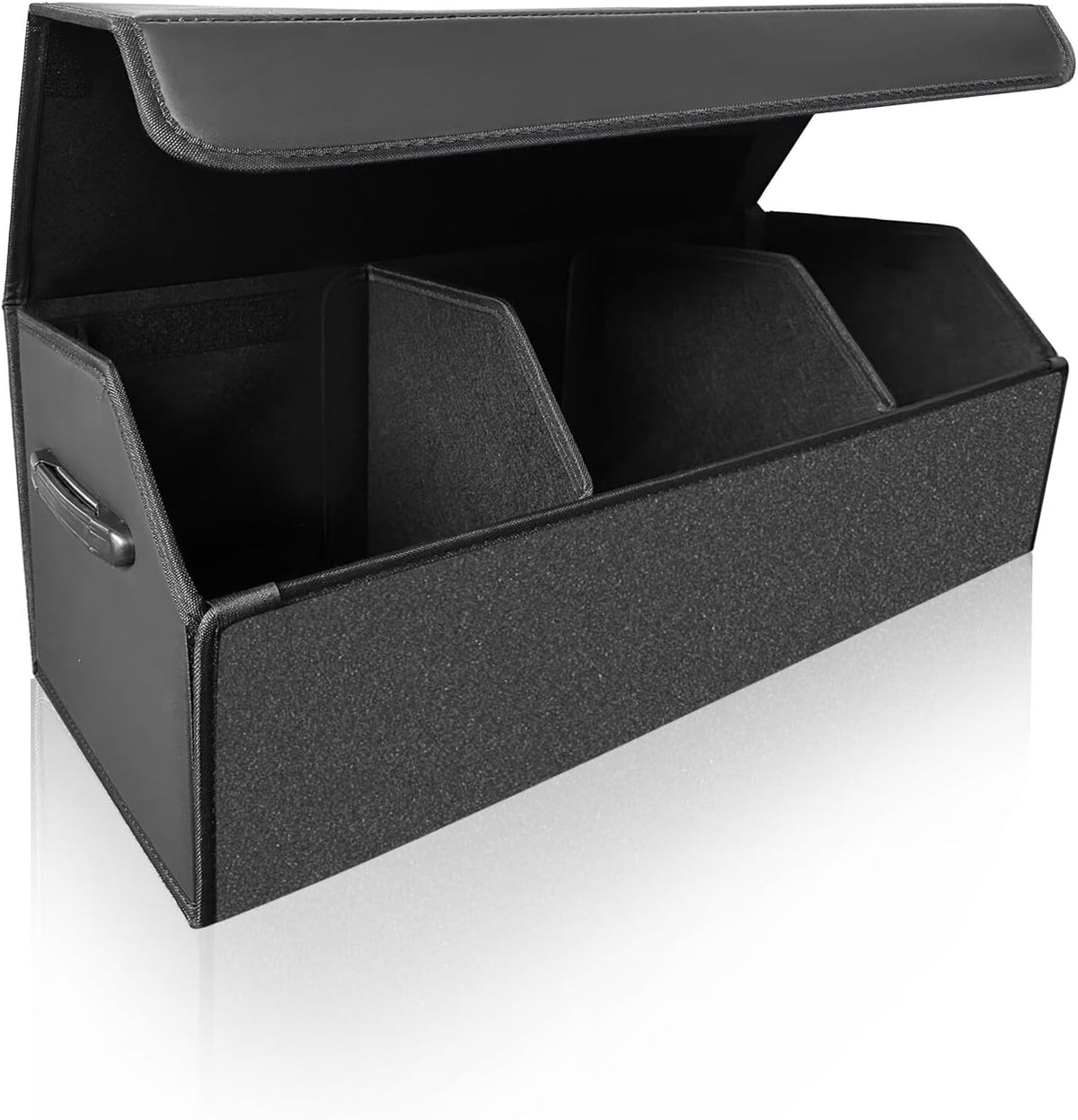 Organizador de maletero de coche para SUV y sedán, negro