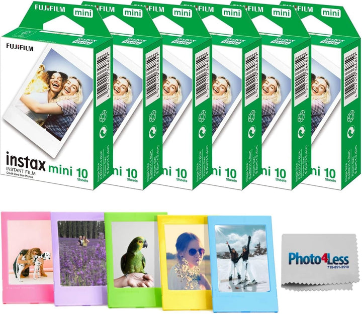 Fujifilm Instax Mini - Paquete económico de película instantánea, p...