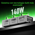 Estación de carga de escritorio E-Tank 7 en 1, cargador USB-C de 140