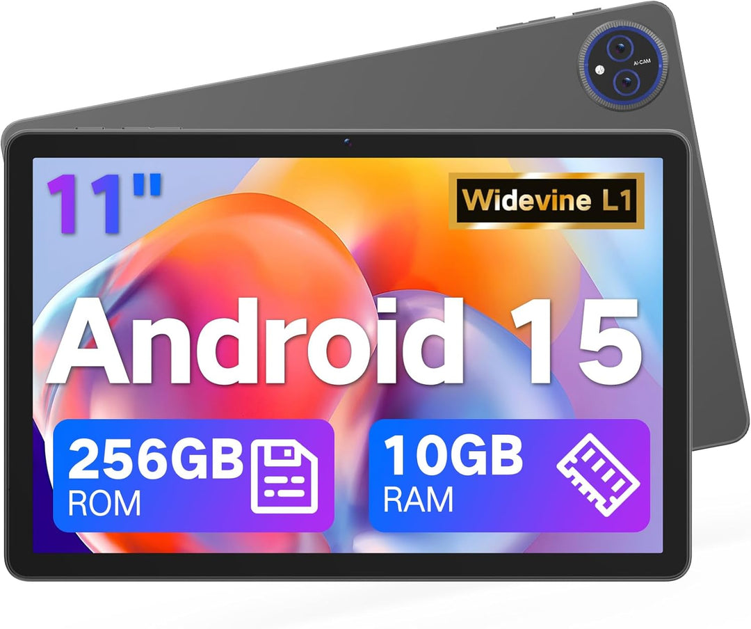 Tableta JUNYANG de 11 pulgadas con Android 15, 256 GB de ROM, 10 GB...