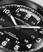 Hamilton Khaki Field King Reloj automático para hombre, caja de acero