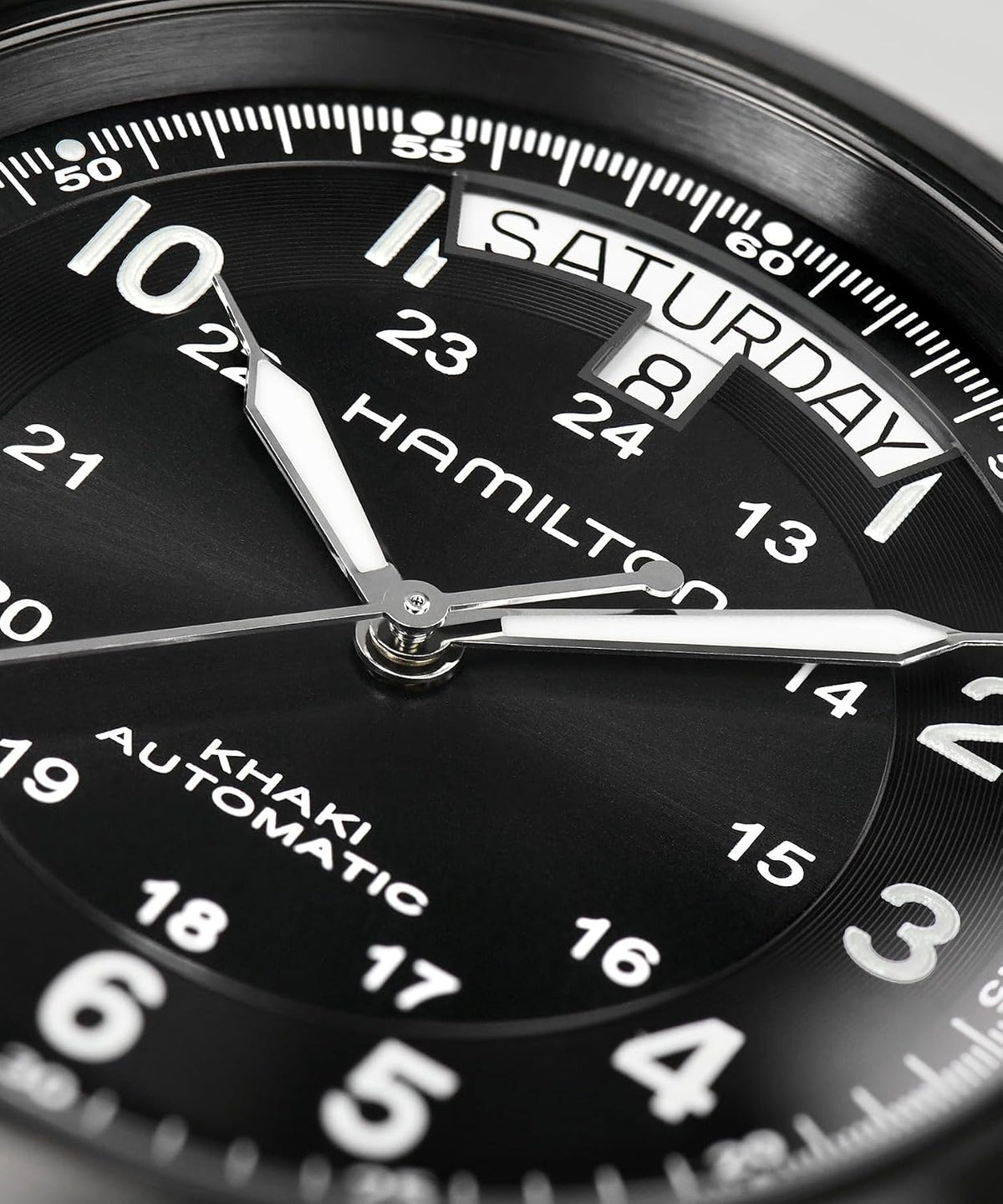 Hamilton Khaki Field King Reloj automático para hombre, caja de acero