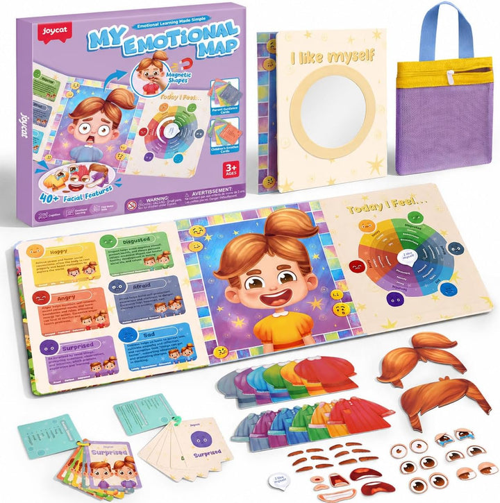 JoyCat Juegos de aprendizaje social emocional para niños de 3 a 5 a...
