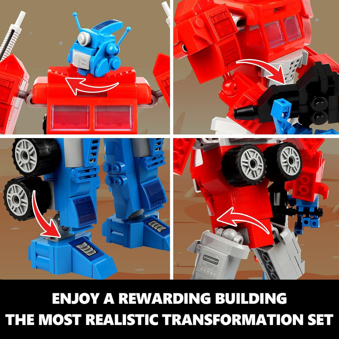 HIGH GODO Juego de construcción transformable robot de