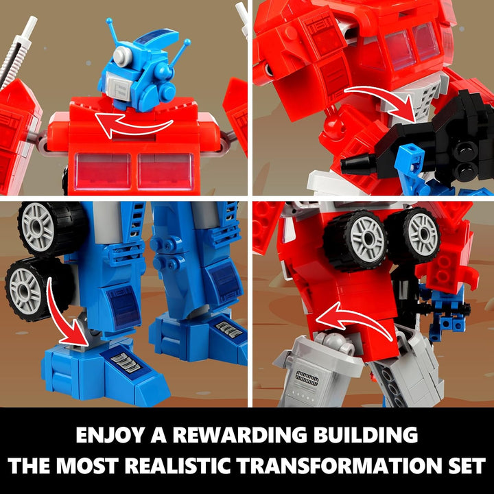 HIGH GODO Juego de construcción transformable robot de