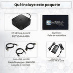 Estación de acoplamiento USB-C G6 de 100 W con puertos HDMI, DisplayPort y