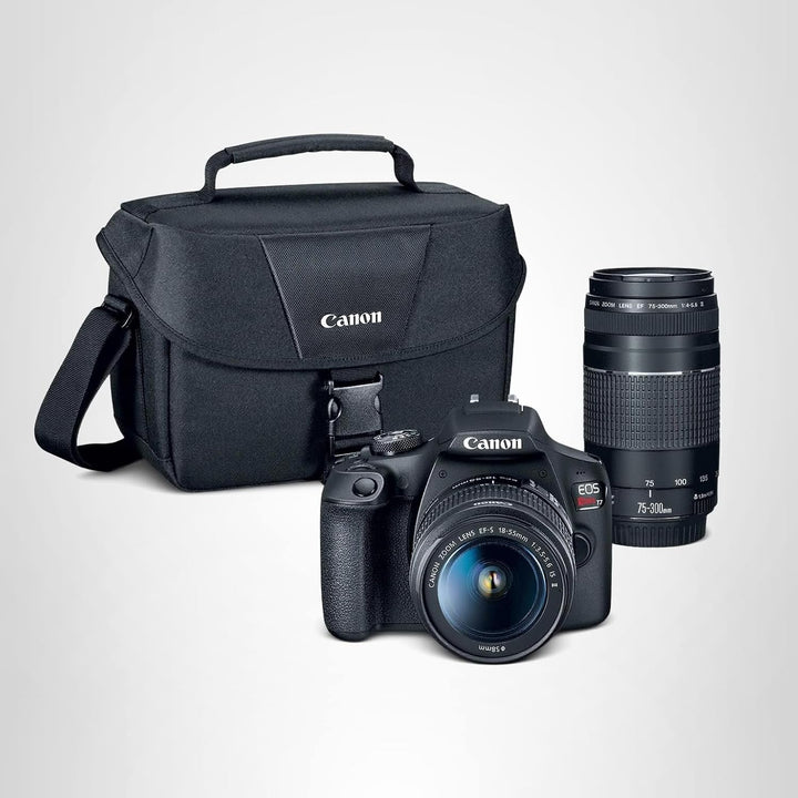 Canon EOS Rebel T7 Cámara DSLR | Kit de 2 lentes con EF18-55mm + EF...