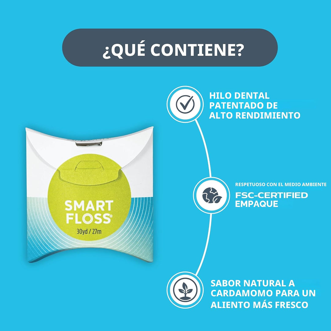 DrTung's Smart Floss, 30 yardas, hilo dental \u2013 Los colores...