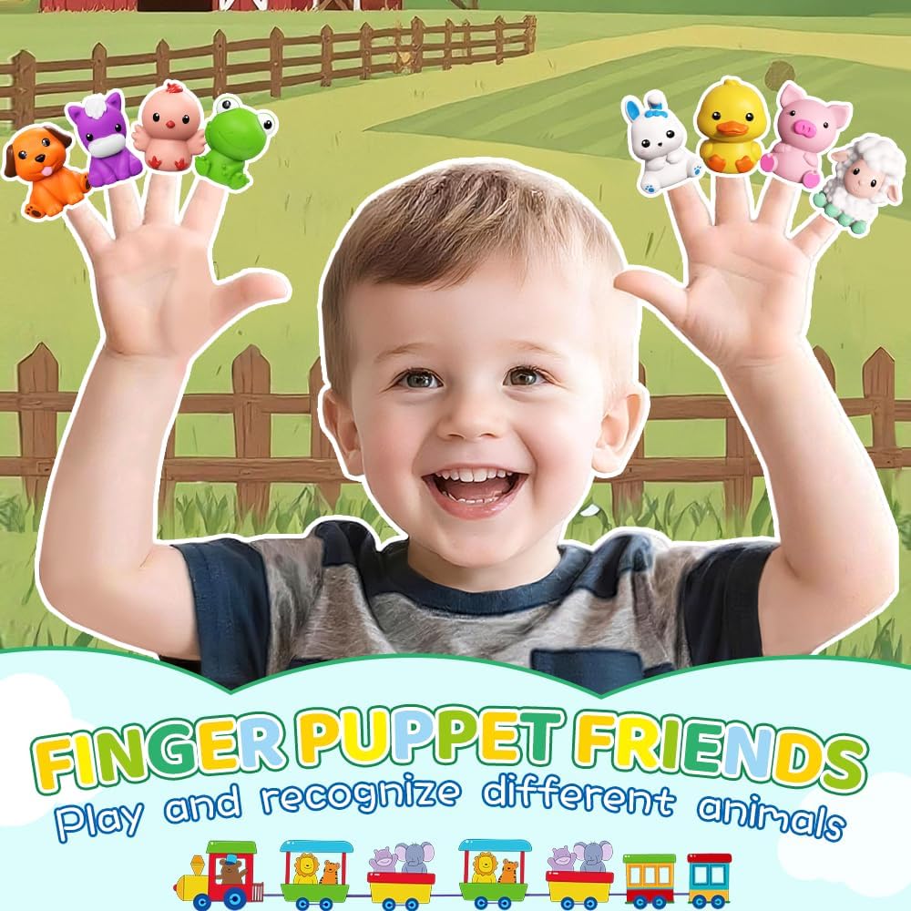 Juego de tren para niños pequeños de 2 a 4 años, juguetes para niño...