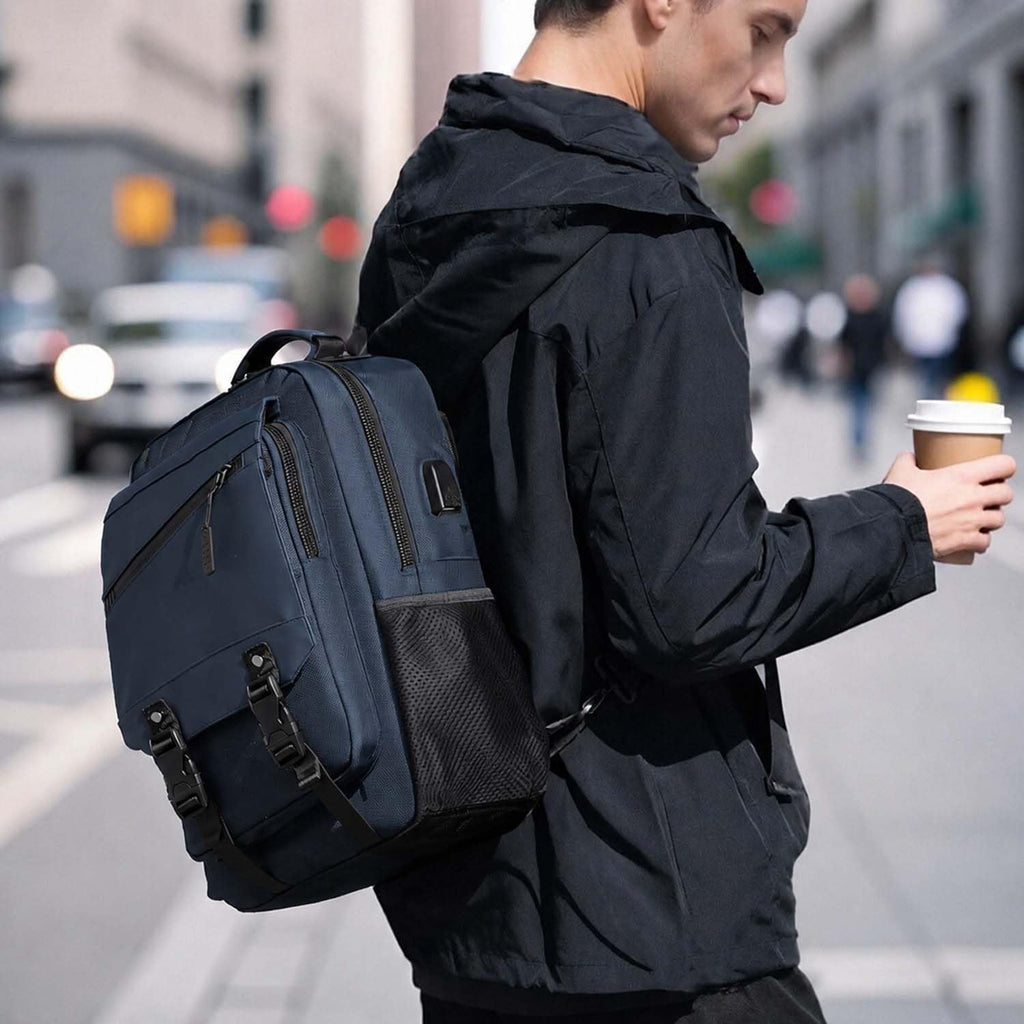 Bolsa de mensajero resistente al agua para hombre: resistente a la lluvia ligera de 10 minutos