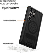 Rokform Galaxy S24 - Funda ultra resistente, magnética + RokLock (negro)