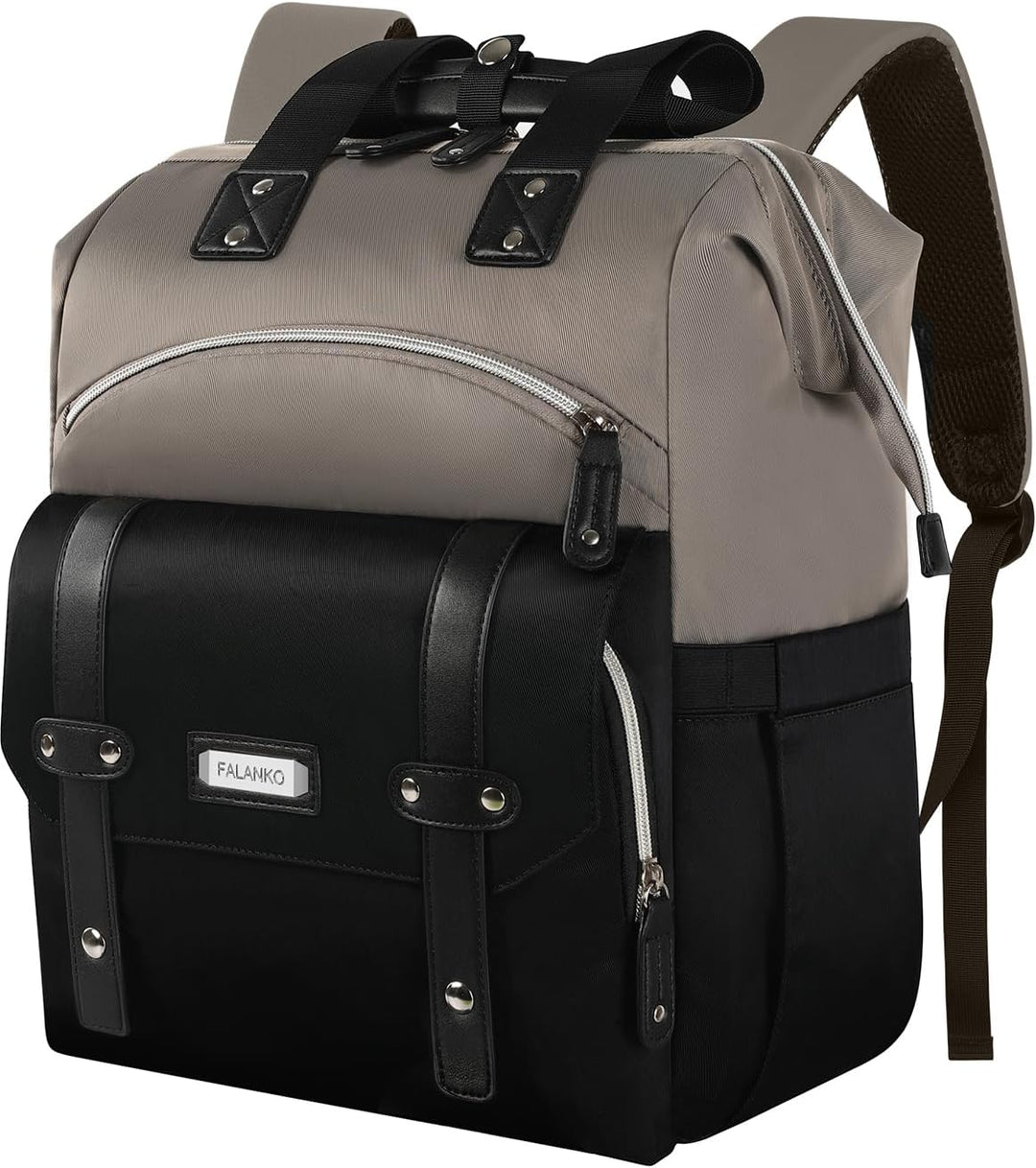 Mochila para laptop para mujer, elegante mochila de viaje de trabaj...