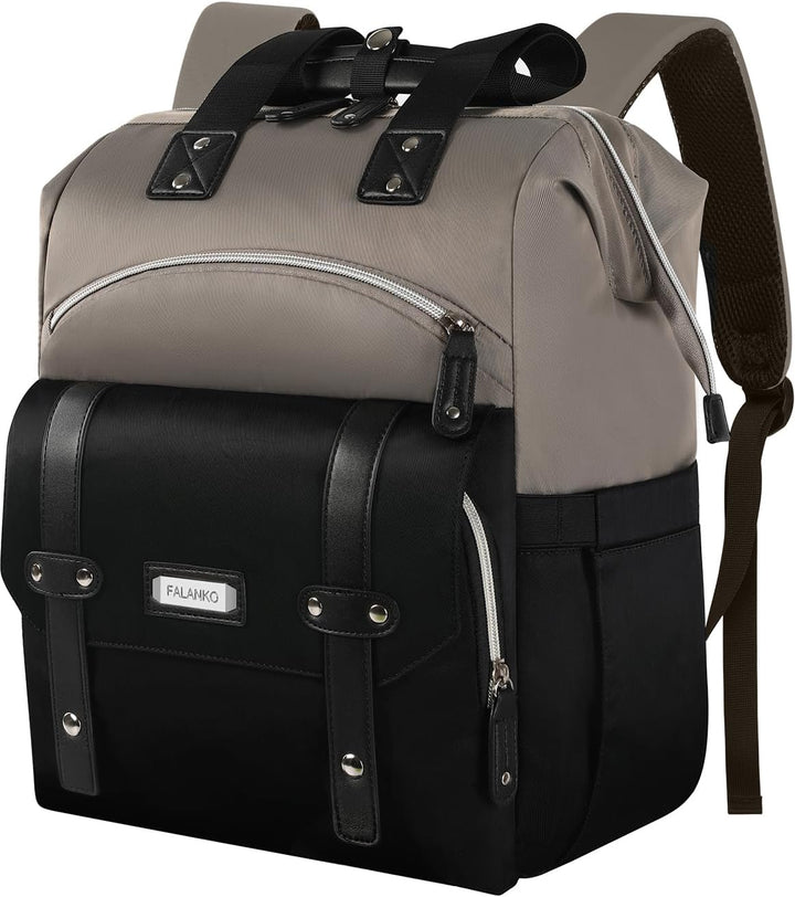 Mochila para laptop para mujer, elegante mochila de viaje de trabaj...