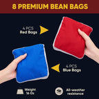 Conjunto de Tableros de Cornhole con Bolsas, Tamaño Regulado de 4x2 ft Tableros de Madera