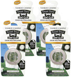Yankee Candle, Clips de ventilación Smart-Scent para ambientador de auto, 4 unidades (Aroma de Algodón Limpio)