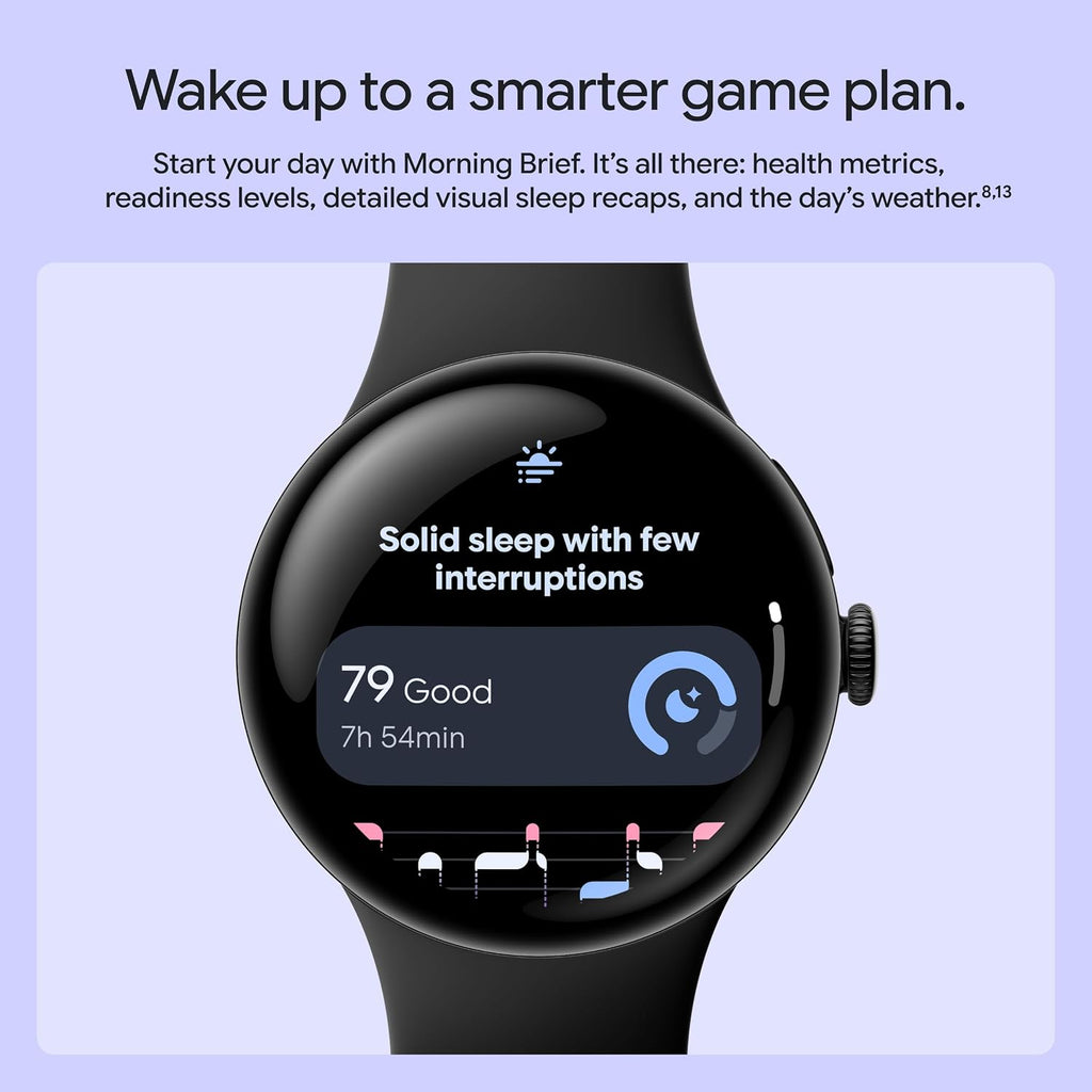 Google Pixel Watch 5 (1.614 in) - Reloj inteligente Android - Obsidiana