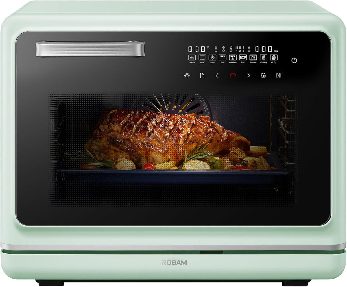 ROBAM R-Box Pro - Horno de vapor combinado para encimera, 1.2 pies cúbicos