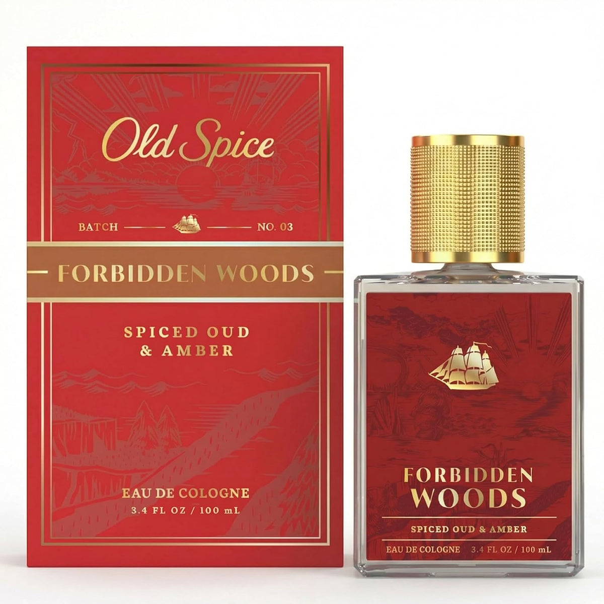 Old Spice Colonia Signature para hombres, aroma Forbidden Woods Pre...