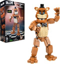 BLDR Five Nights at Freddy's™ Freddy Fazbear - Figura articulada de 11 pulgadas con 571 piezas, 0306
