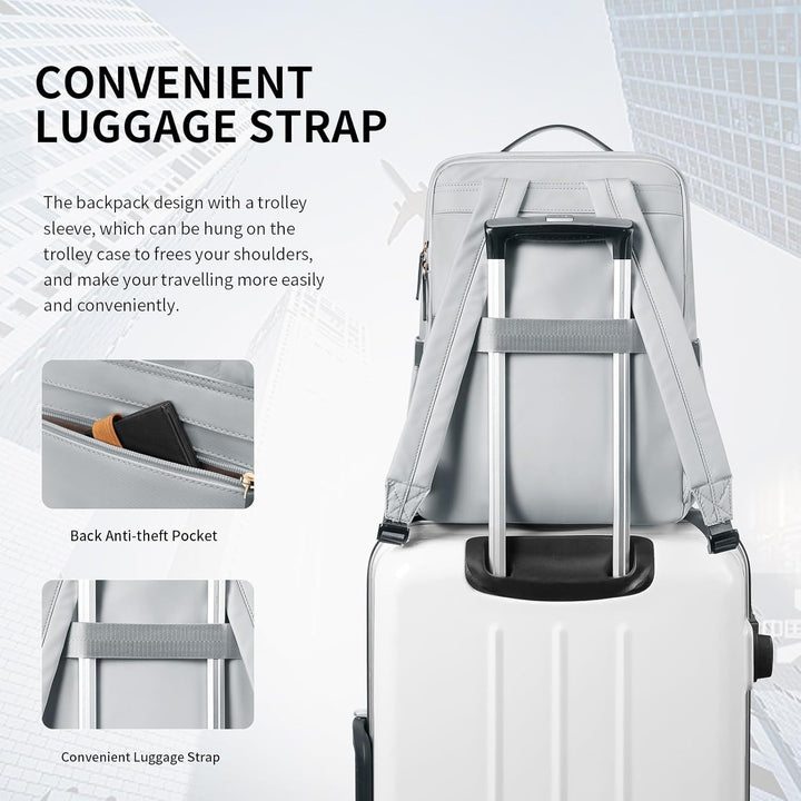 GOLF SUPAGS Elegante mochila para computadora portátil para mujer,...
