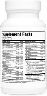 Type Zero Cápsulas multivitamínicas para hombres (120 cápsulas) (12...