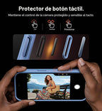 SURITCH para iPhone 18 Pro funda para MagSafe, Tapacámara, Azul Claro