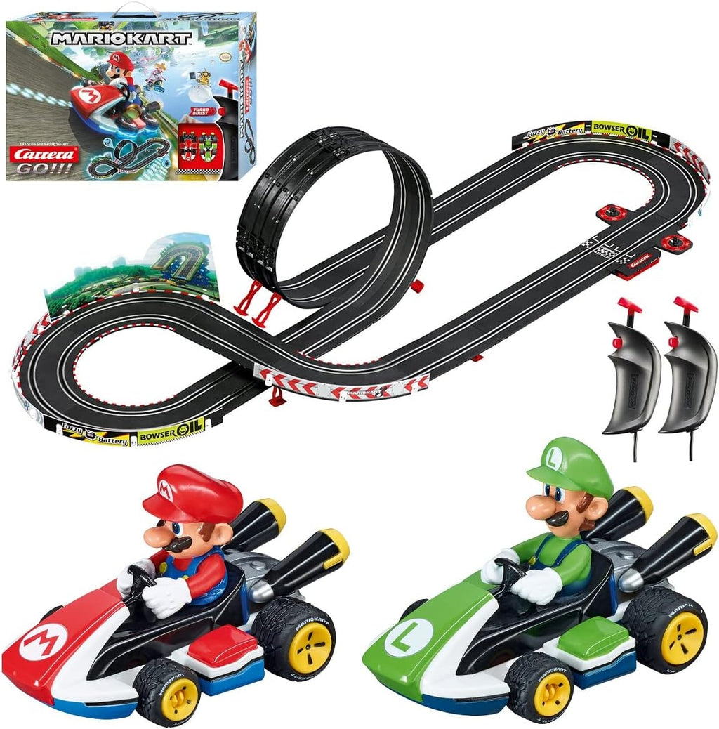 Carrera GO Mario Kart Electric Slot Car Race Track Set - Toy para Ages 6+