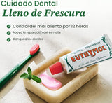 EUTHYMOL Pasta de dientes rosa original (3.7 onzas líquidas x 3, pa...
