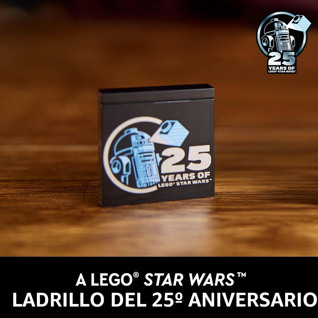 LEGO Star Wars C-3PO Figura de droide construible, modelo de construcción y exhibición con minifigura C-3PO, coleccionable de Star Wars para decoración del hogar u oficina, idea de regalo nostálgica para adultos, fanáticos o coleccionistas, 75398