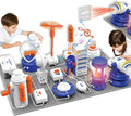 Kits de ciencia STEM para niños, kit de exploración de electrónica, 66 piezas de circuito de bricolaje, más de 1200 proyectos, juguetes educativos STEM regalos para niños y niñas de 3 4 5 6 7 8 9 10 11 12, manual de proyecto de color (idioma español no