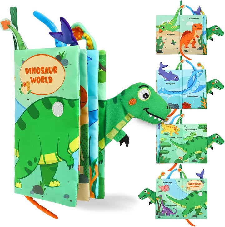 YOGINGO Libros para bebés Montessori Toys Cute Dinosaurs