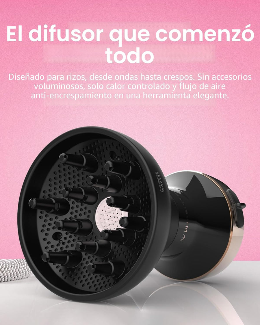 Bellissima Difusor de Cabello Diffon y Secador de Cabello Rizado de...