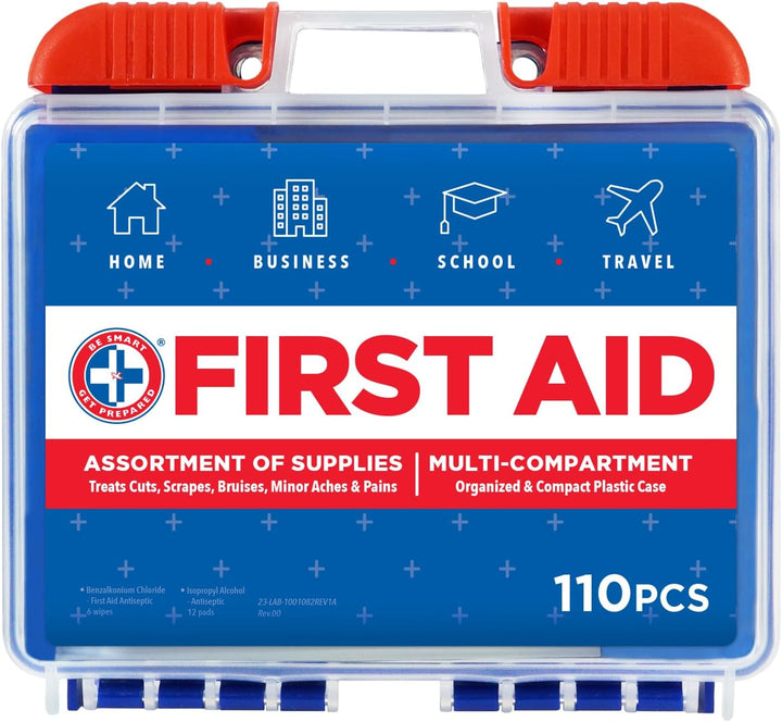 Be Smart Get Prepared Kit de primeros auxilios de 110
