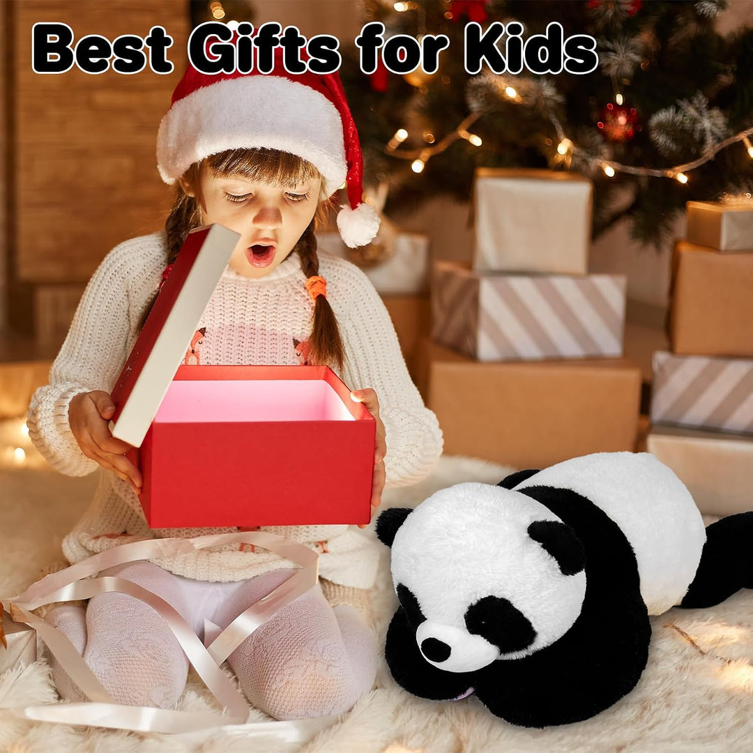 Wepop Animales de peluche con peso de 5 libras, felpa de panda gran...