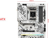 ASRock B650 Steel Legend WiFi 6E AMD enchufe AM5 Ryzen 9000 8000 y...