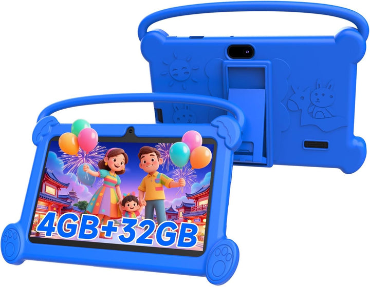 ICONLINK Tablet infantil de 7 pulgadas 3-9 para niños, 32 GB de ROM...