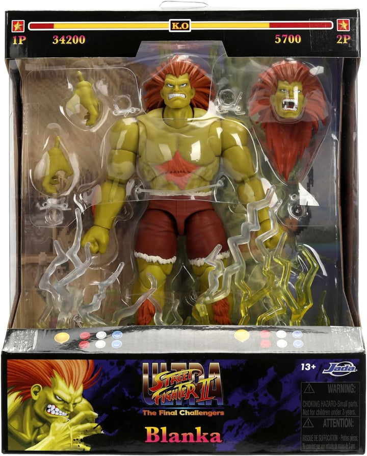 Jada Street Fighter II Blanka - Figura de acción de lujo