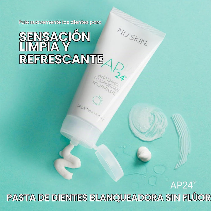 Nu Skin AP 24 Pasta dental blanqueadora sin flúor, 4 onzas, 1 paque...
