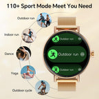 Yoever Reloj inteligente para hombres y mujeres, pantalla táctil de 1.57