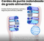 Cepillo de dientes eléctrico para adultos, batería de 180 días, Rosa