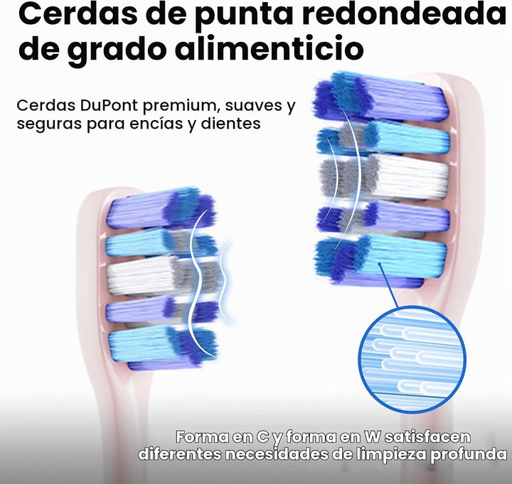 Marlincare - Cepillo de dientes eléctrico para adultos, batería de...