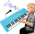 37 teclas para niños pequeños, teclado de piano eléctrico, pianos con micrófono