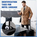 Feifeiya 1000 etiquetas de identificación de equipaje de hotel con cinta de